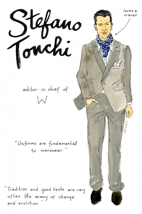 Joana-Avillez-top-fashion-editors-illustrations-modaddiction-ilustraciones-redactores-moda-fashion-trends-tendencias-stefano-tonchi-w-magazine